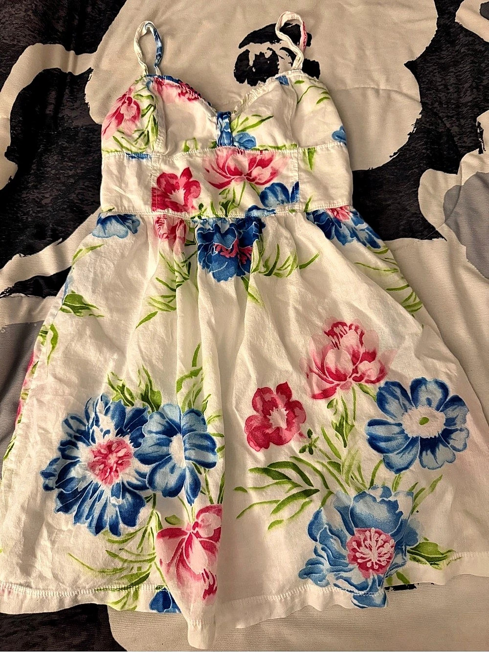 Hollister women Floral Sundress Size Medium (8)